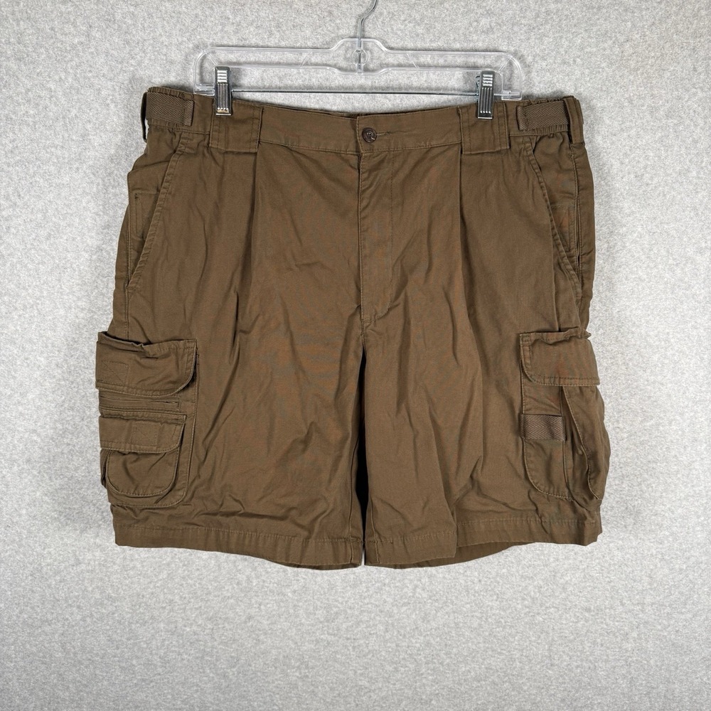 Orvis cargo shorts mens 36 olive green brown